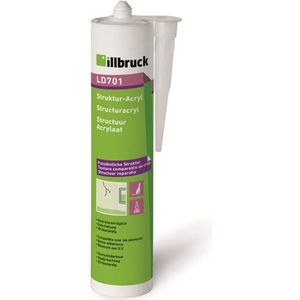 Illbruck LD701 Structuur Acrylaatkit - 310 ml - Wit