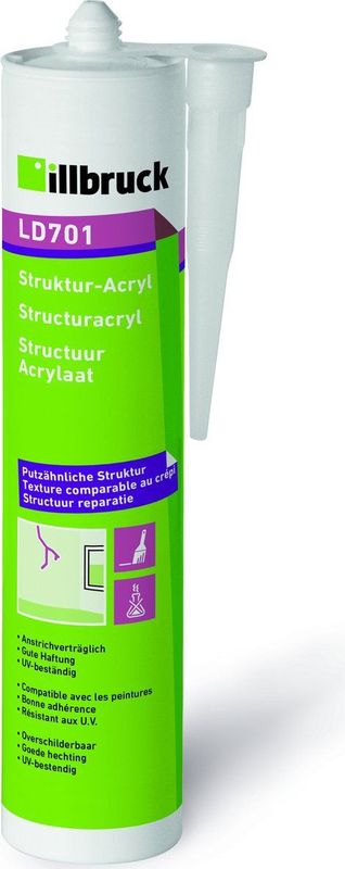 Illbruck - LD701 - Acrylaatkit - Wit - 310ml