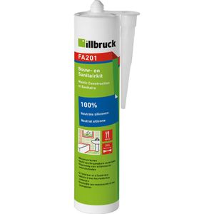Illbruck Siliconenkit FA201 - Sanitair - Antraciet - 310ml