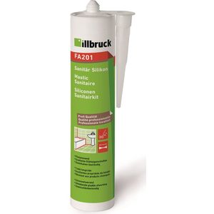 Illbruck FA201 - Siliconen Bouw- en Sanitairkit - Zilvergrijs - 310ml Koker