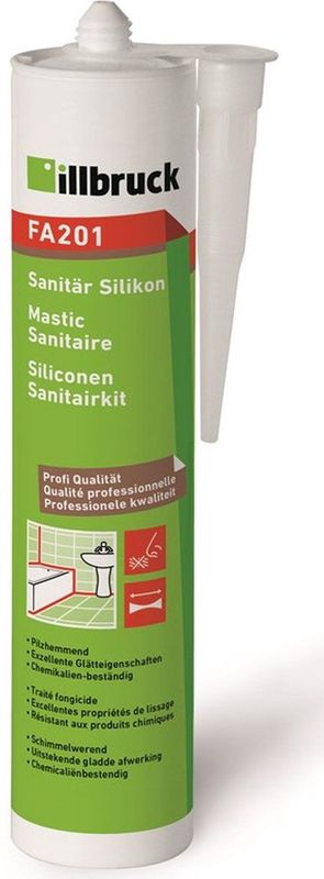 Illbruck - FA201 - Bouw- en Sanitairkit - Transparant - 310 ML