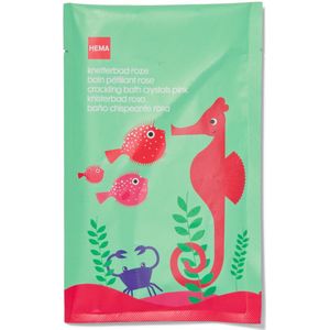 HEMA Knetterbadzout Roze 50 Gram