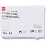 HEMA Correspondentiekaarten A6 - 50 Stuks (wit)