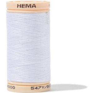 HEMA Naaigaren Katoen 500m Wit (wit)