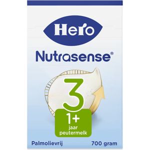 Hero Nutrasense Peutermelk Classic 3 (1+ Jaar) - 1 X 700gr - Met Melkvet