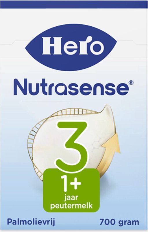 Hero Nutrasense Peutermelk Classic 3 (1+ Jaar) - 1 X 700gr - Met Melkvet
