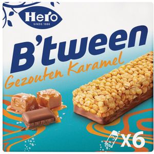 Hero B'tween Mueslireep Salted Caramel 6x23 gr