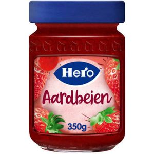 6x Hero Fruitspread Aardbeien 350 gr