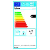 Qlima Gaskachel GH 959 RF 2-in-1 Connector 4,1 KW Grijs