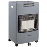 Qlima Gaskachel GH 959 RF 2-in-1 Connector 4,1 KW Grijs