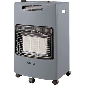 Qlima Gaskachel GH 959 RF 2-in-1 Connector 4,1 KW Grijs