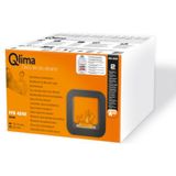 Qlima FFB 4242 - Bio-Ethanol Sfeerhaard - Dubbele veiligheidsbrander - Absorberend