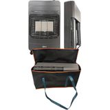 Qlima Gaskachel 2-in-1 Inklapbaar GH 342 RV 4,2 KW Antracietkleurig