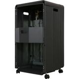 Qlima Gaskachel 2-in-1 Inklapbaar GH 342 RV 4,2 KW Antracietkleurig