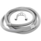 Nedco® Afvoerslang + bocht voor Wasmachine - 19-22mm - 1.5m - Grijs