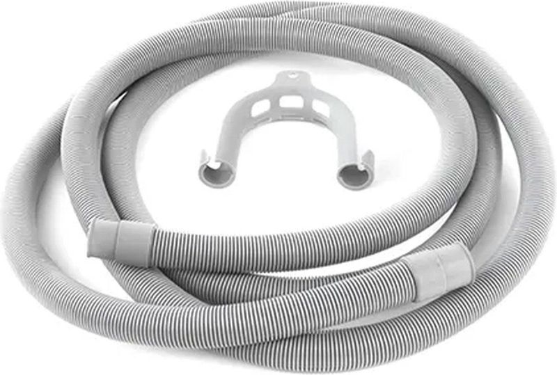 Nedco® Afvoerslang + bocht voor Wasmachine - 19-22mm - 1.5m - Grijs