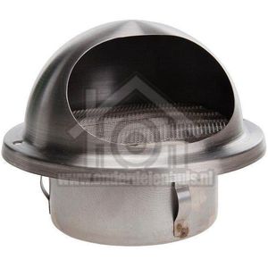 Nedco bolrooster rvs voor diameter 100mm (schoepen & gaas)