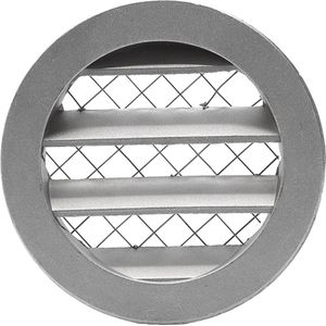 Nedco Aluminium schoepenrooster 80mm