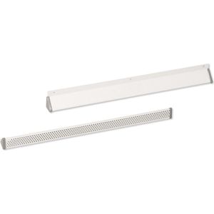 Nedco Ventilatiekapje 300x30mm - aluminium - wit