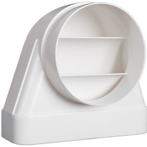 Nedco BV Overgangstuk haaks Eco+ Ø150mm-220x90mm