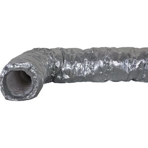 Aluminium geluiddempende luchtafvoerslang - Ø125mm - 0,5 met