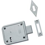 Nemef 91/11 - Opleg deurslot - Voor buiten - en binnendeuren - Doornmaat 70mm - Met sluitplaat -Met 2 sleutels - In zichtverpakking met stap-voor-stap montagehandleiding en bevestigingsmateriaal