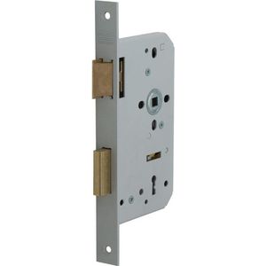 Nemef 666 Deurslot - DM60mm - S72mm - Staal Gelakt - Messing Dagschoot