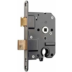 Nemef Veiligheidsslot 1279/17 Links - Hartafstand 55mm - Doornmaat 50mm - RVS voorplaat - SKG*