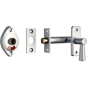 Nemef - 2705/4 - Insteekgrendel - Aluminium - Kunststof - Afsluitbaar met Kleurenschijf