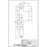 Nemef Veiligheidsslot SKG 4119/17 Incl Sluitkom