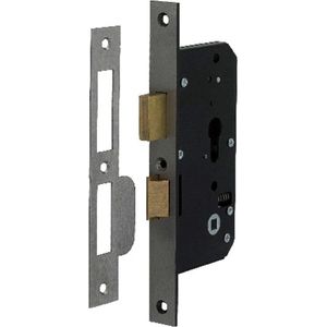 Nemef - 4429 - Veiligheidsdeurslot - SKG** - RVS Voorplaat - Geschikt voor Buitendeuren