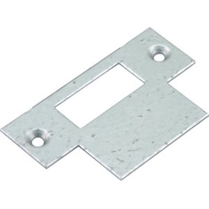 Nemef P1255 Sluitplaat | RVS 23.3x71.5mm afgerond| DR 1+2+3+4 - 9125592700