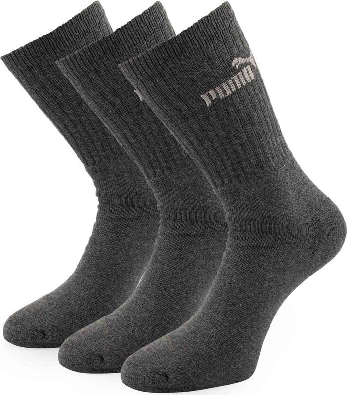 PUMA Crew Sokken 3-pack - Katoen - Unisex - Ademend