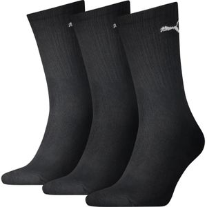 Set van 3 paar tenniskousen PUMA. Katoen materiaal. Maten 39/42. Zwart kleur
