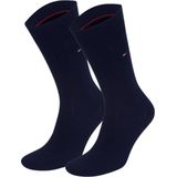 Tommy Hilfiger - Klassieke Herensokken - Antraciet - Katoen - 2 Paar