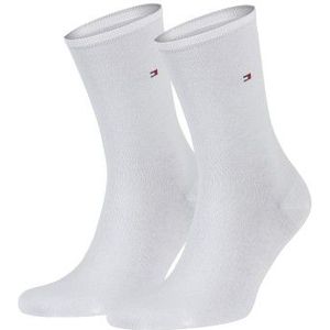 Tommy Hilfiger Clssc Sock CLSSC Damessokken (3 stuks), Wit