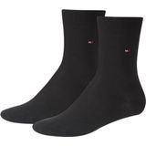 Tommy Hilfiger - Sokken - Zwart - Katoen - 2 Stuks