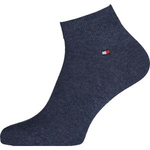 Tommy Hilfiger - Quarter 2P - Herensportsokken - Blauw - 2 Paar