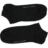 Tommy Hilfiger - Sneakersokken - Zwart - Katoen - Verpakt per 2 Paar