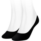 Tommy Hilfiger - Th Women Footie - Zwart - Damessokken - 2 Stuks