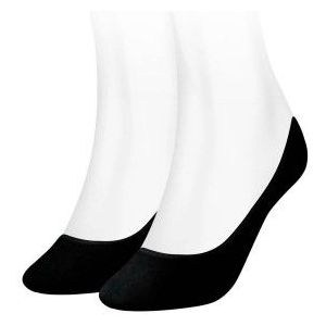 Tommy Hilfiger - Th Women Footie - Zwart - Damessokken - 2 Stuks