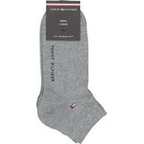 Tommy Hilfiger - 2-Pack Quartersokken - Grijs - Heren