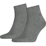 Tommy Hilfiger - 2-Pack Quartersokken - Grijs - Heren