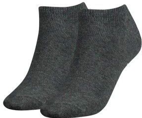 Tommy Hilfiger - Sportsokken - Grijs - Middle Grey Melange - 2 Stuks