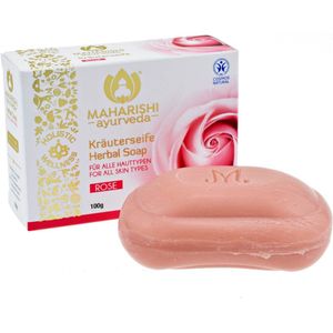 Handzeep - Natuurzuiver - Met Ayurvedische Kruiden - Rozen Aroma-Olie