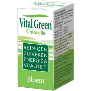 Bloem Vital Green Chlorella - 200 Tabletten - Voedingssupplement