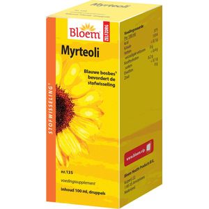 Myrteoli - Druppels - Voedingssupplement - 50% Alcohol - 30ml