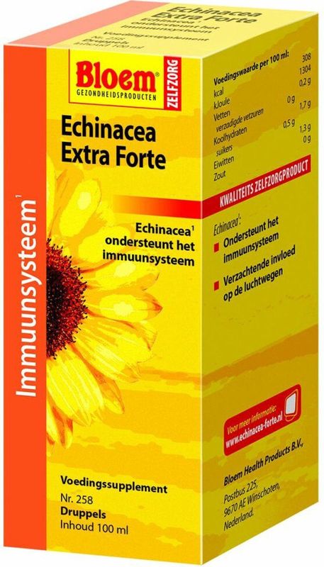 Bloem - Echinacea Vloeibaar - Immuunsysteem - 100ml - Echinacea Extract