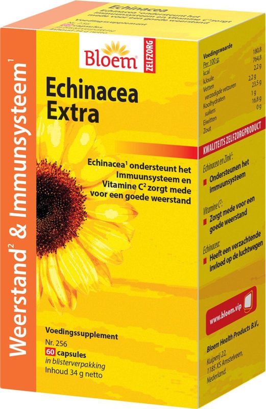 Bloem - Echinacea Extra - Homeopathisch Geneesmiddel - Ondersteunt Immuunsysteem