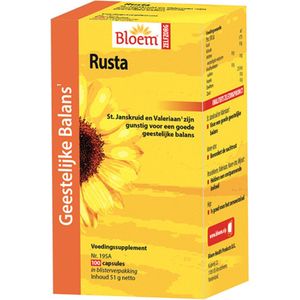 Rusta - Kruidenpreparaat - Sint Janskruid - Valeriaan - 3 Capsules